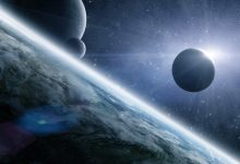 星际宇宙中的行星与恒星8K壁纸 免费下载-木豆壁纸网