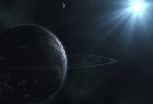 宇宙行星与光环的壮丽景象8K壁纸 免费下载-木豆壁纸网