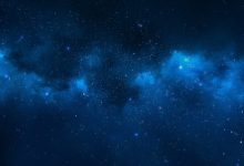 深邃蓝色星云与繁星夜空8K壁纸 免费下载-木豆壁纸网