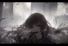 灰暗都市中的少女8K壁纸 免费下载-木豆壁纸网