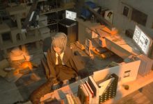 动漫少女与猫咪的温馨书房8K壁纸 免费下载-木豆壁纸网