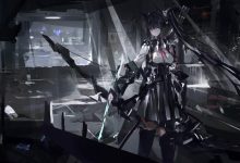 黑发少女持剑立于破碎空间8K壁纸 免费下载-木豆壁纸网