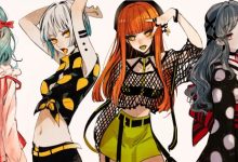 四位风格各异的动漫少女时尚造型8K壁纸 免费下载-木豆壁纸网