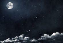 月夜星空与云层8K壁纸 免费下载-木豆壁纸网