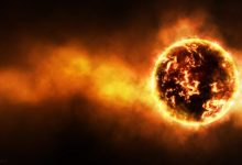 燃烧的星球与炽热星云8K壁纸 免费下载-木豆壁纸网