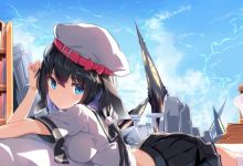 动漫少女与奇幻废墟背景8K壁纸 免费下载-木豆壁纸网