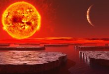 炽热恒星下的异星海岸8K壁纸 免费下载-木豆壁纸网