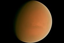 火星的橙红色球体特写8K壁纸 免费下载-木豆壁纸网